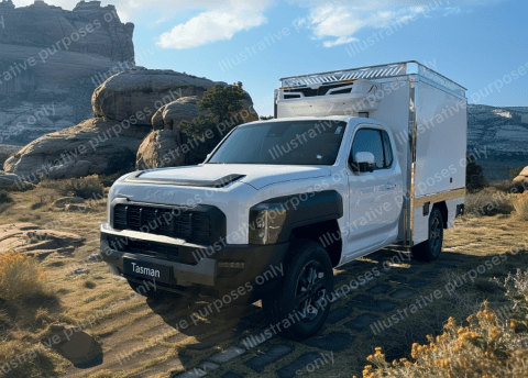 refrigerated supply truck